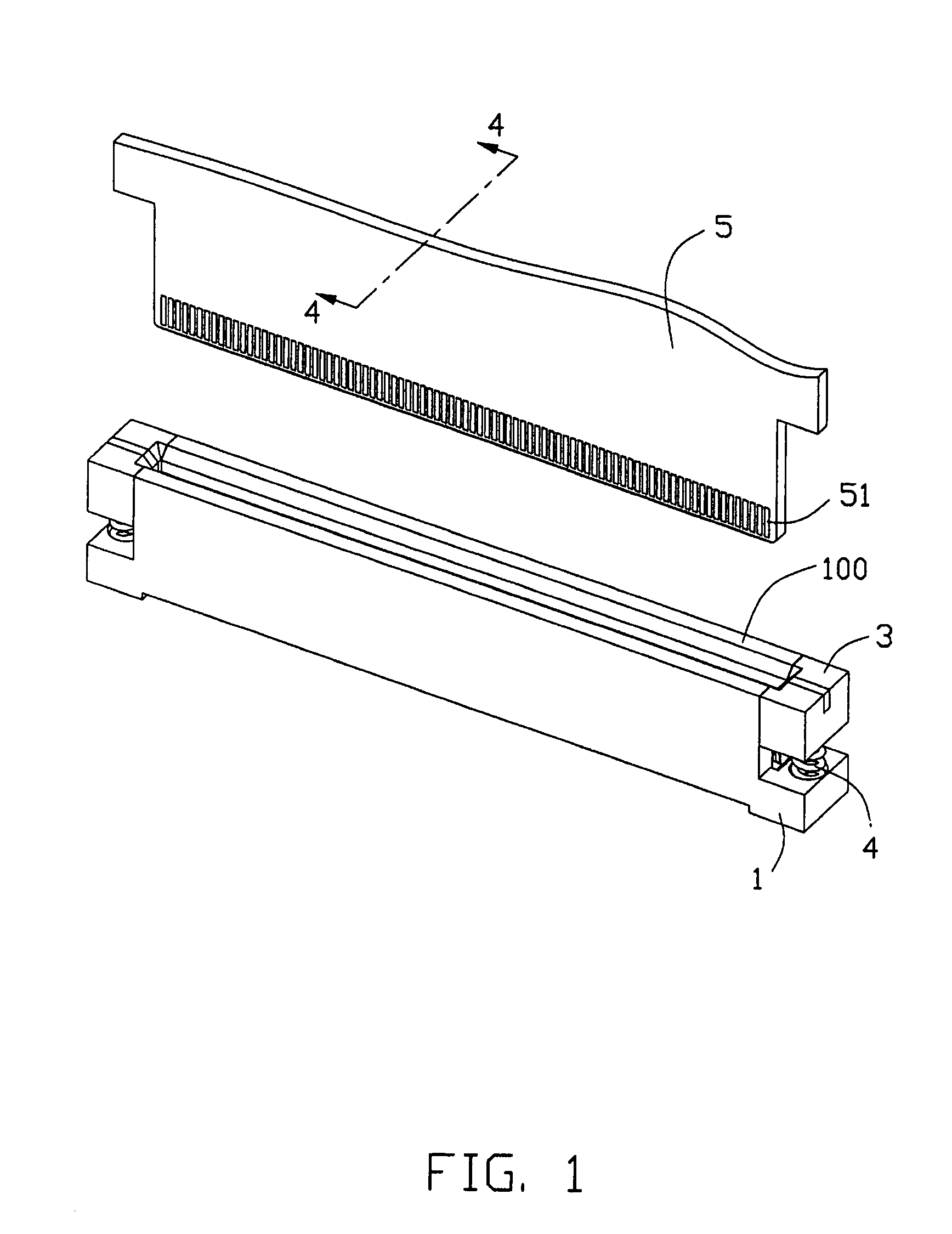 Card connector assembly having improved terminal