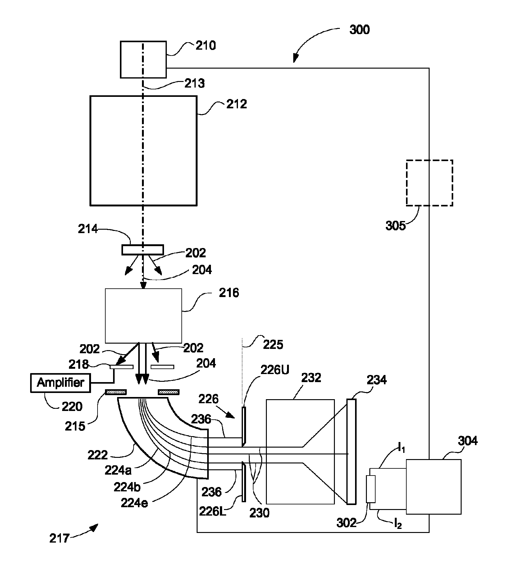 Detector system for use with transmission electron microscope spectroscopy