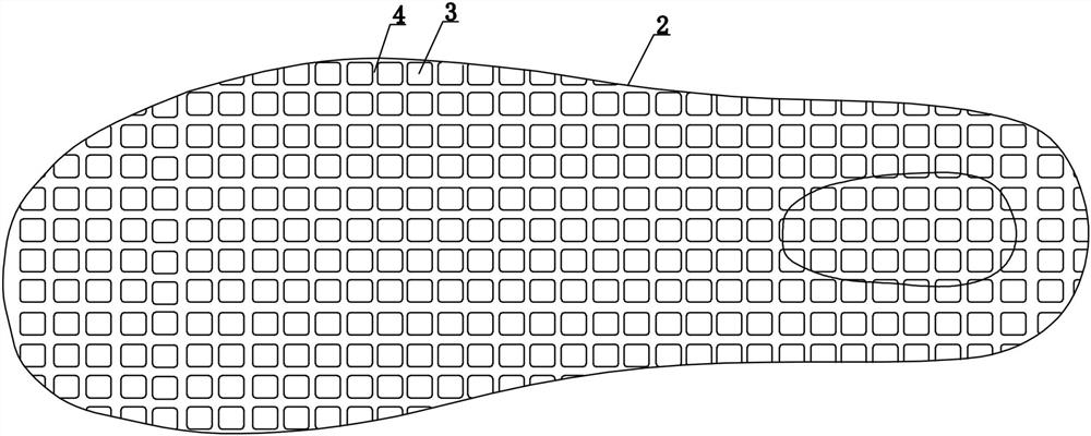 Health-care insole with good ventilation effect