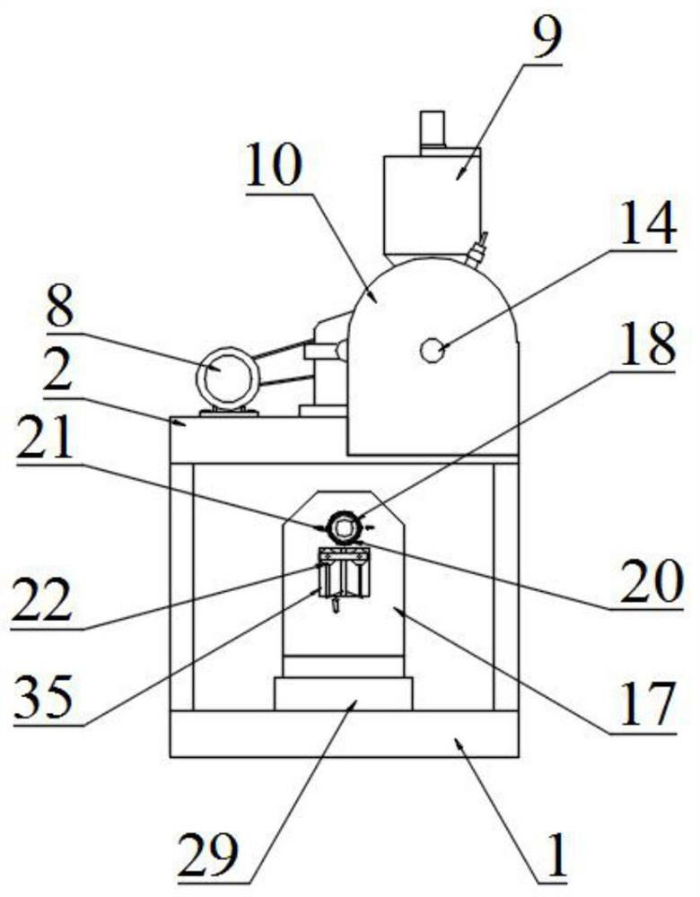 Pipe machining device and process for prefabricating embedded integrated rubber ring and pipe