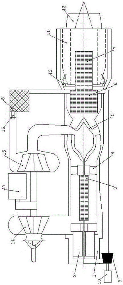 Distributed compression and cyclone ramjet engine