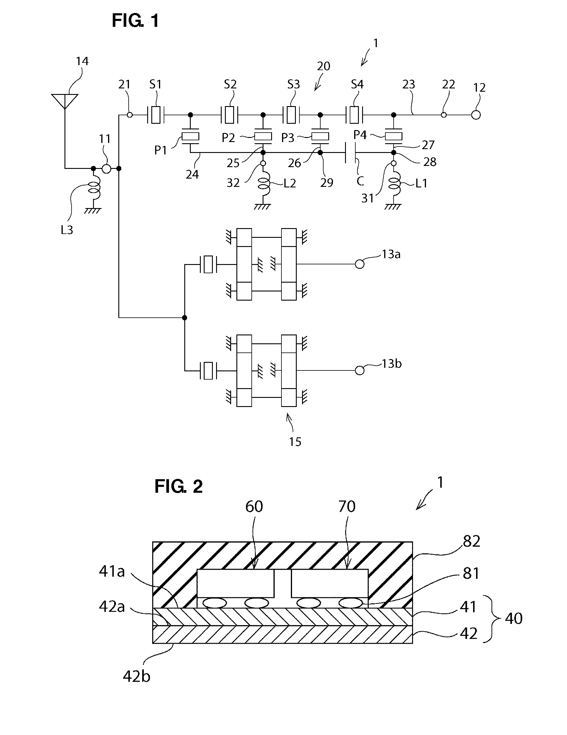 Elastic wave filter device