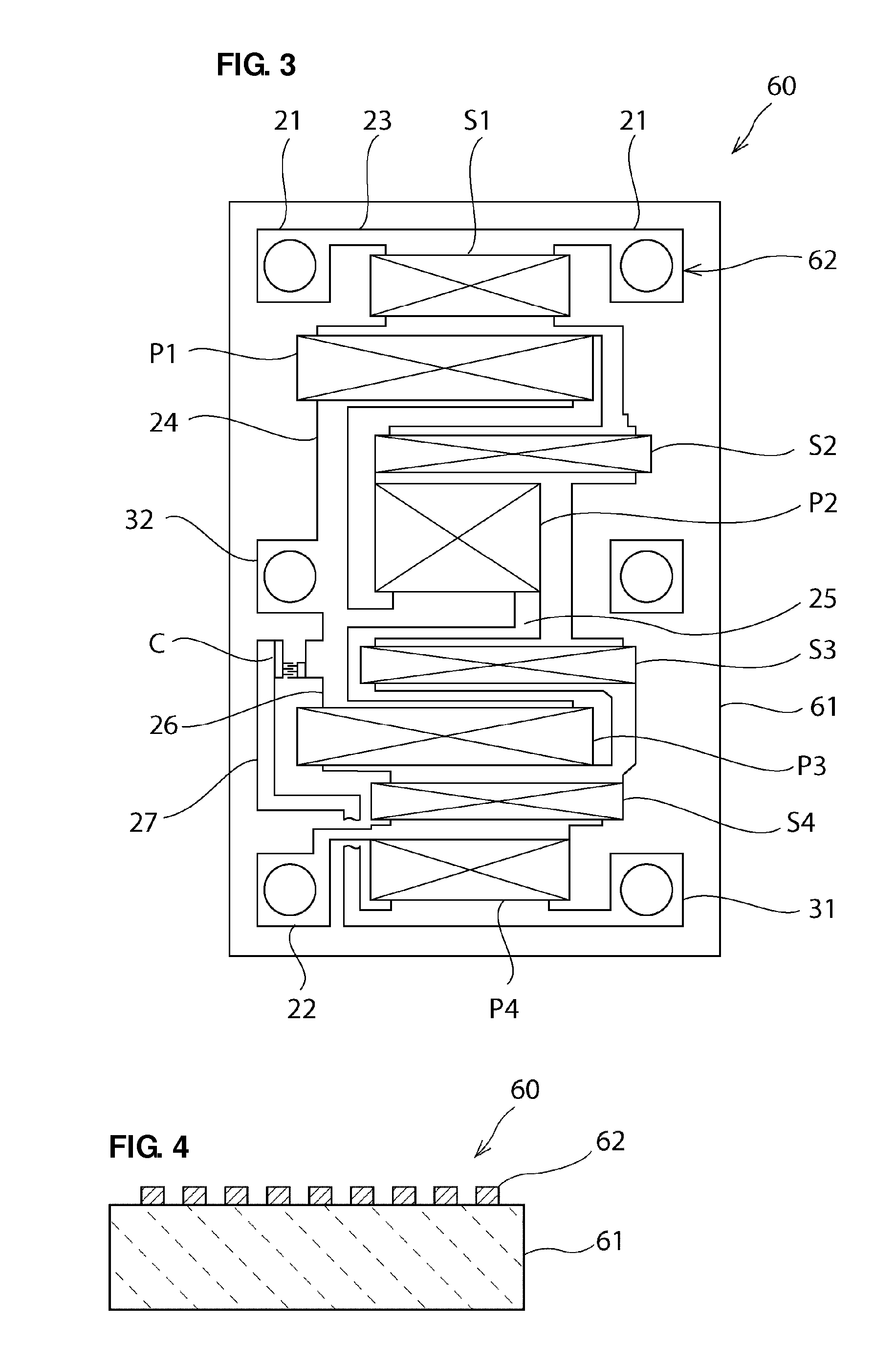 Elastic wave filter device