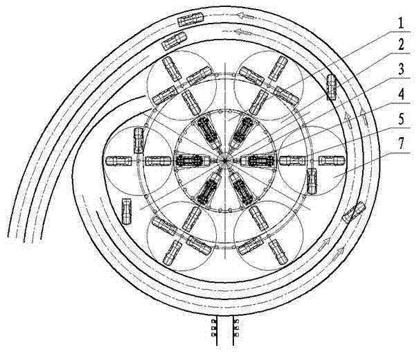 Novel translation type three-dimensional garage capable of lifting and rotating