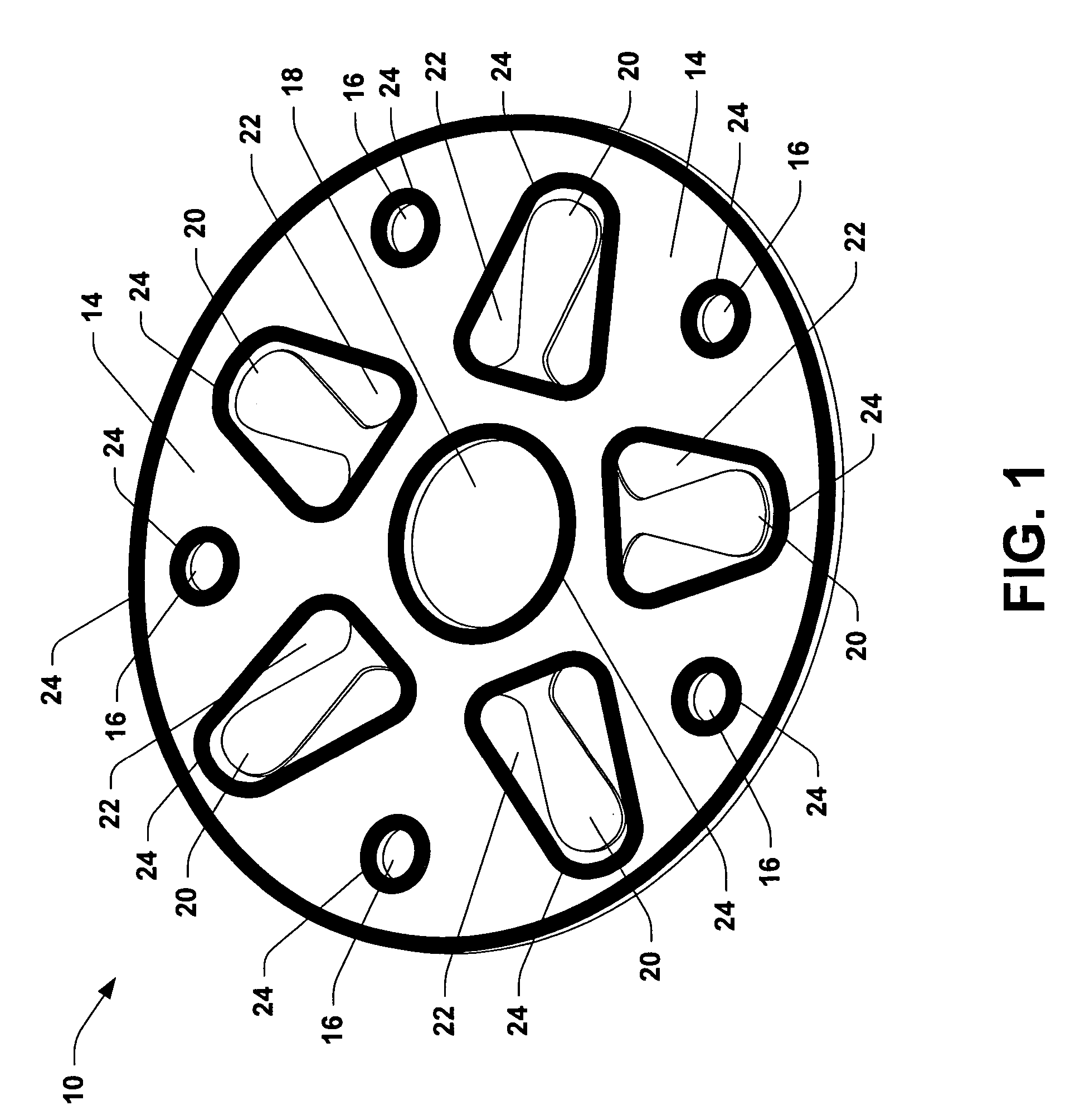 Valve or valve plate having an integrated gasket