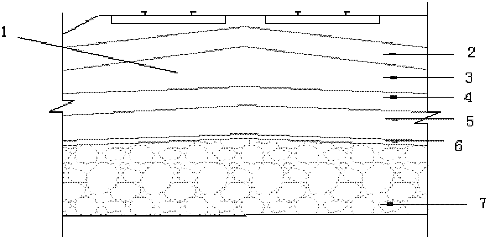 Cement-based waterproof and crack-resistant material suitable for foundation bed of railroad bed in expansive rock area