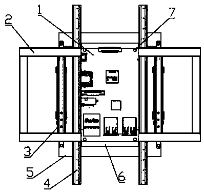 Reinforced computer board card with pulling assisting and heat dissipation functions