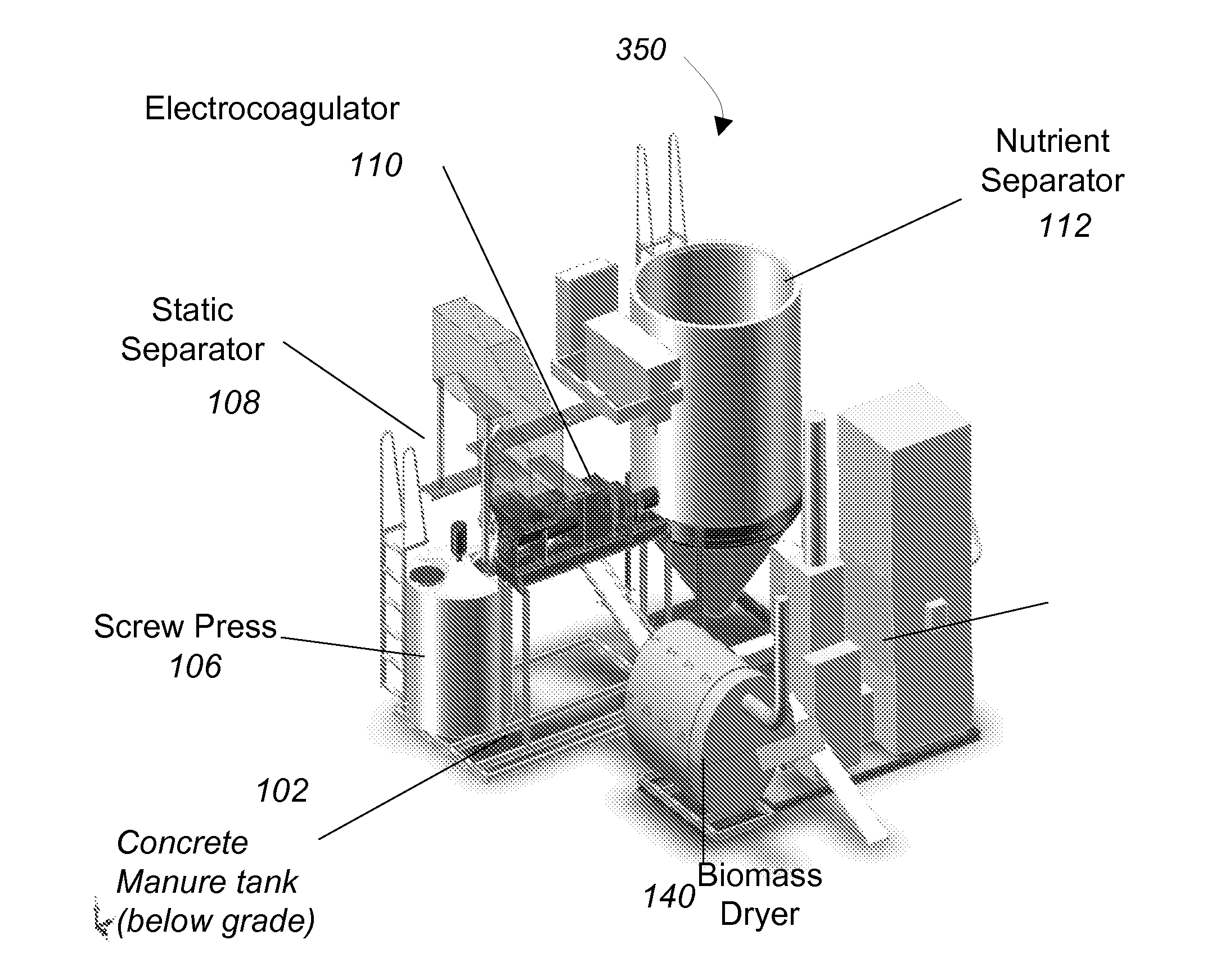 Optimized apparatus and method for manure management