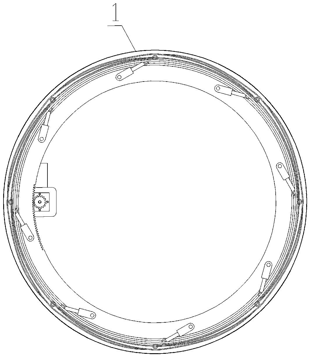 Portable water self-balance entertainment ship capable of being automatically contracted and expanded