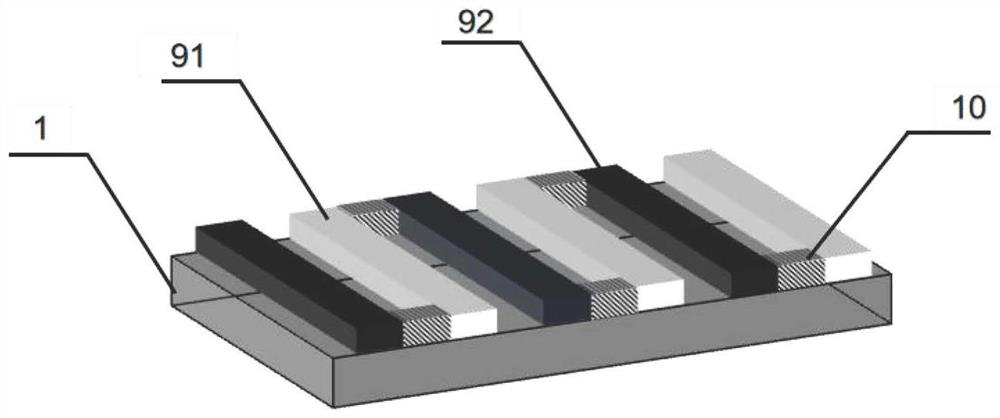 Integrated photovoltaic-thermoelectric flexible power generation equipment and preparation method and application thereof