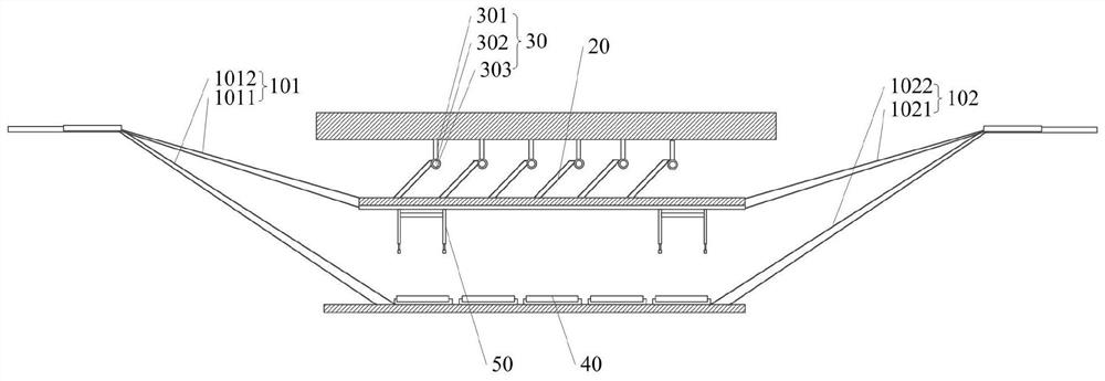 Automatic underground parking system and three-dimensional parking garage