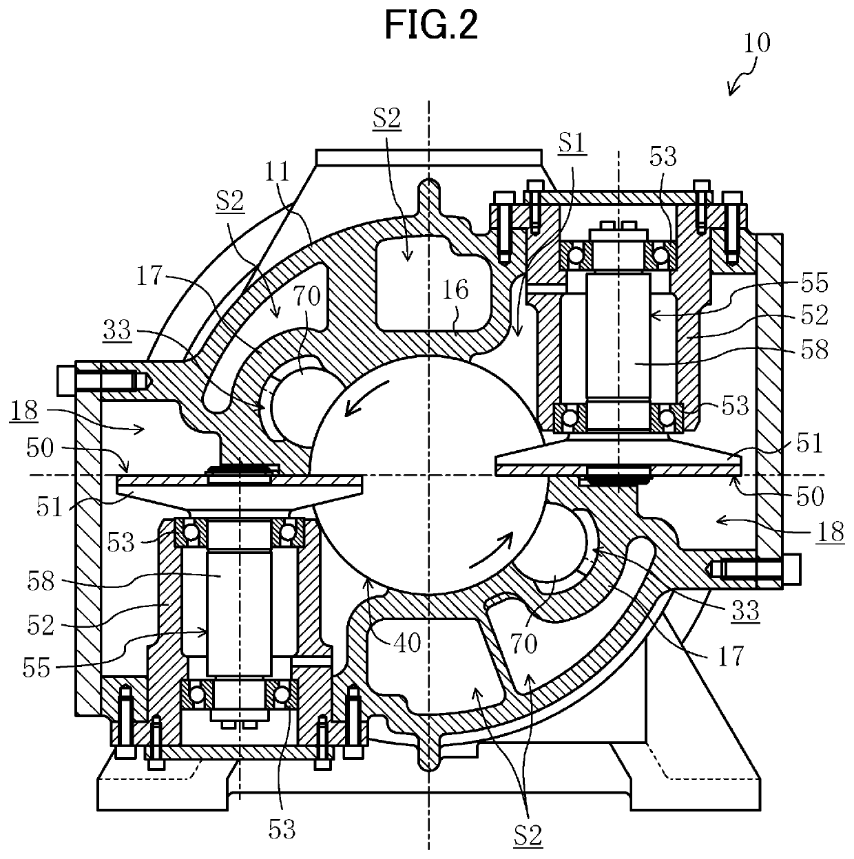 Bearing for a screw rotor of a screw compressor