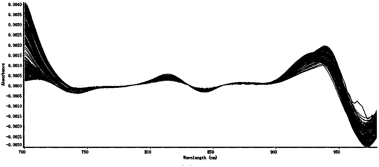 Near-infrared universal model detection method for quality indexes of fruits with similar optical and physical properties