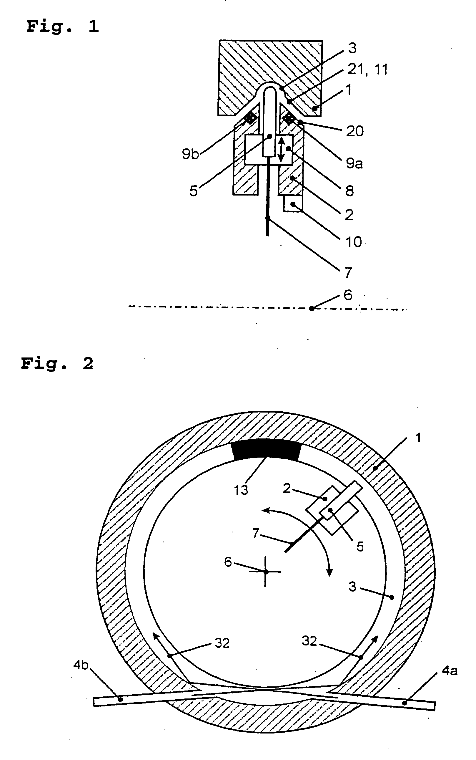 Optical rotary data transmission device with active termination