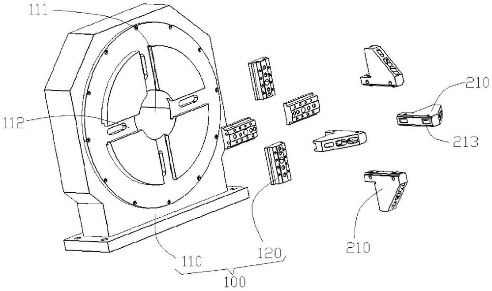 Slender pipe clamping chuck