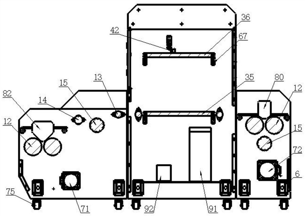 Cloth surface defect detection device and method based on machine vision