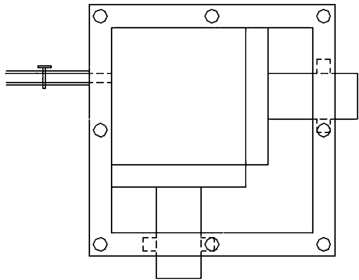 The simulation experiment method of coal body fractured by ultrasonic and hydraulic fracturing in underground coal mine