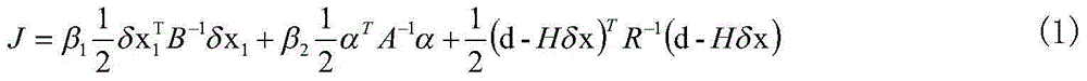 Quasi-ensemble-variation based mixed data assimilation method