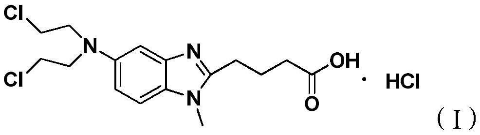 A kind of preparation method of bendamustine hydrochloride crude product