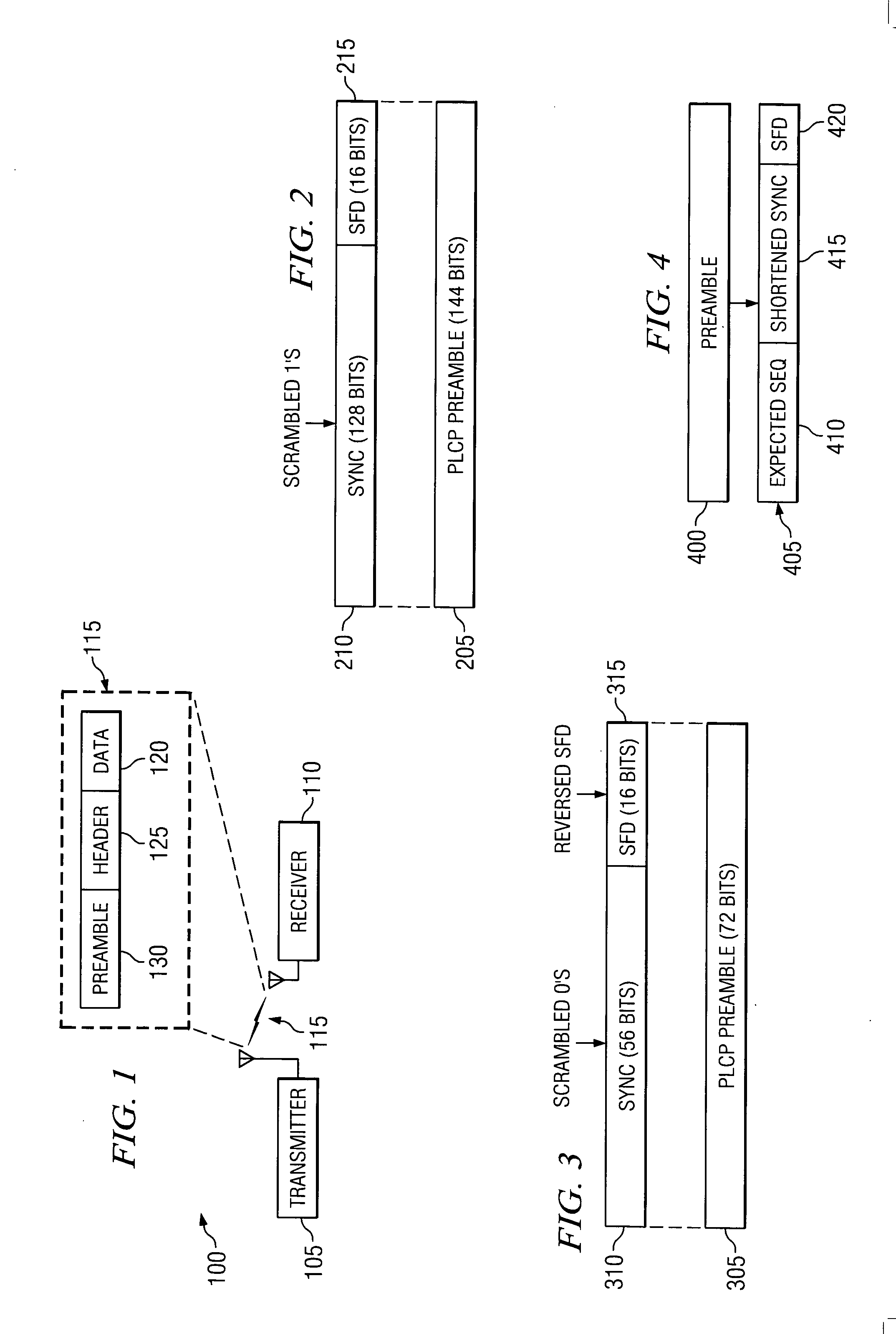 Enhanced preamble to enable low power detection