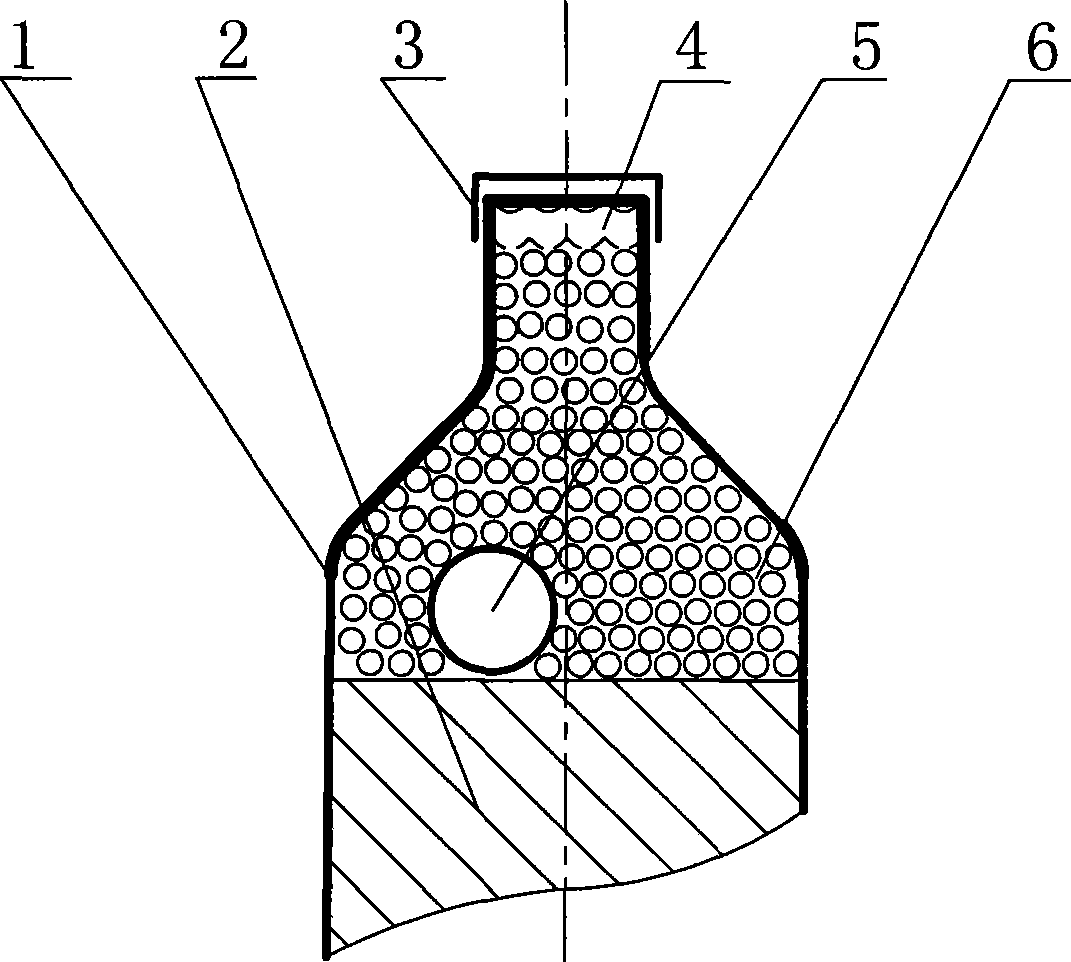 Cartridge with high safety and low amount of residual liquid of pen type insulin syringe