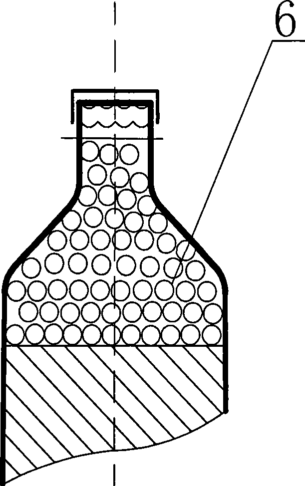 Cartridge with high safety and low amount of residual liquid of pen type insulin syringe