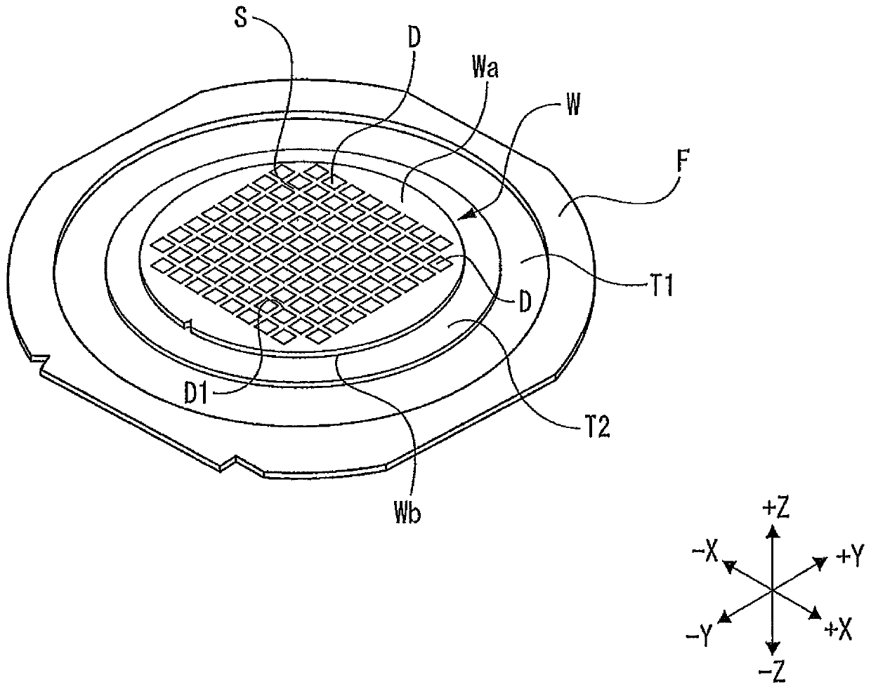 Processing method of wafer