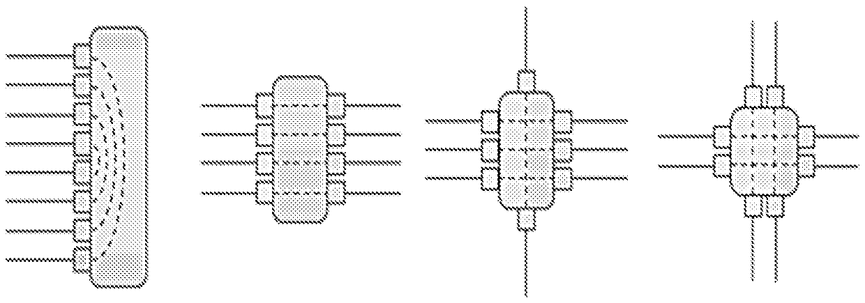 Network architecture, optical communication network and use of md-wss