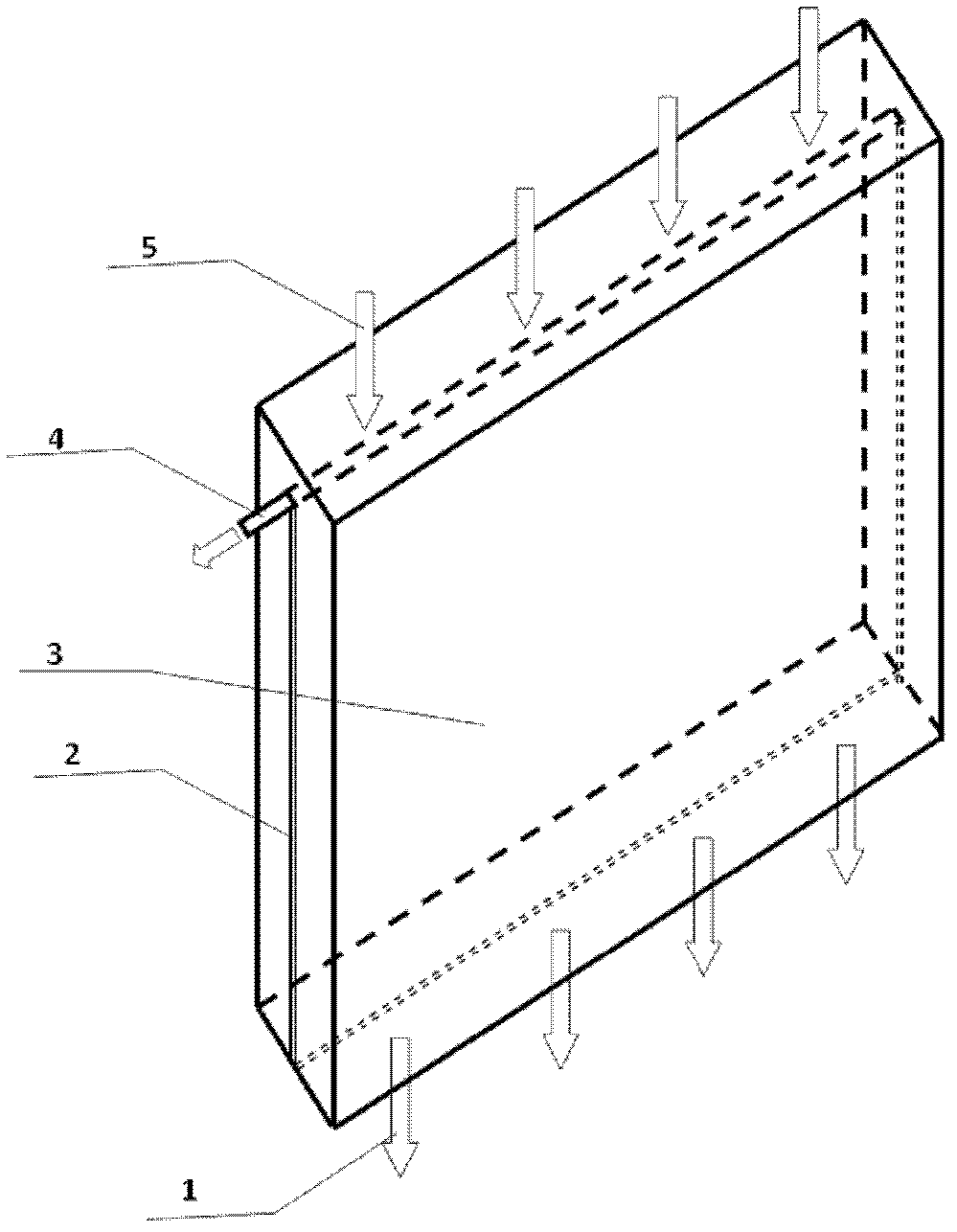 Dry distillation device for coal with wide particle size distribution and method