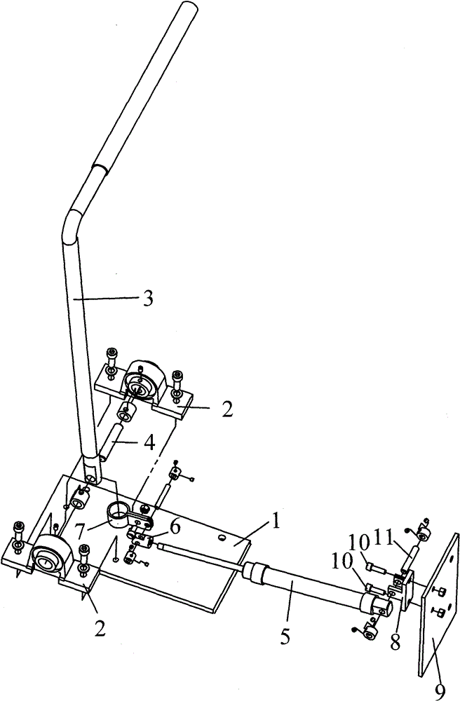 Feeding device of automatic patch pocket machine