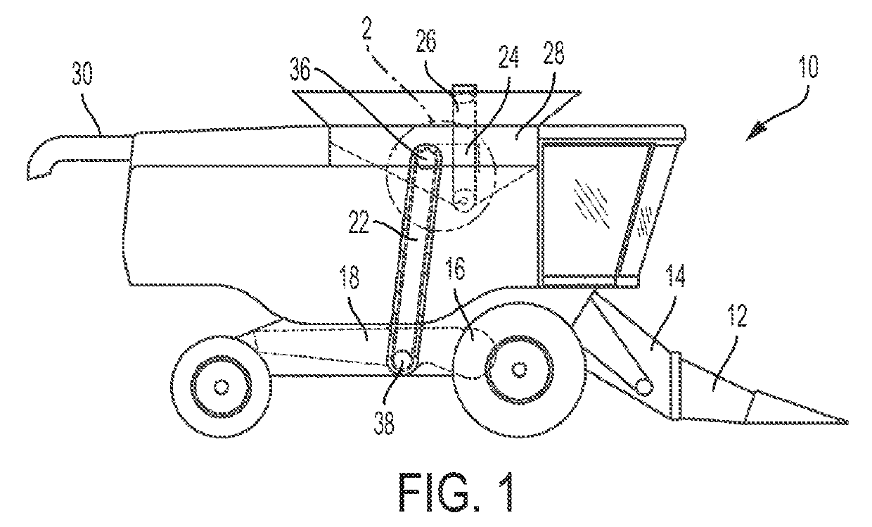 Grain elevator paddle for combine harvester