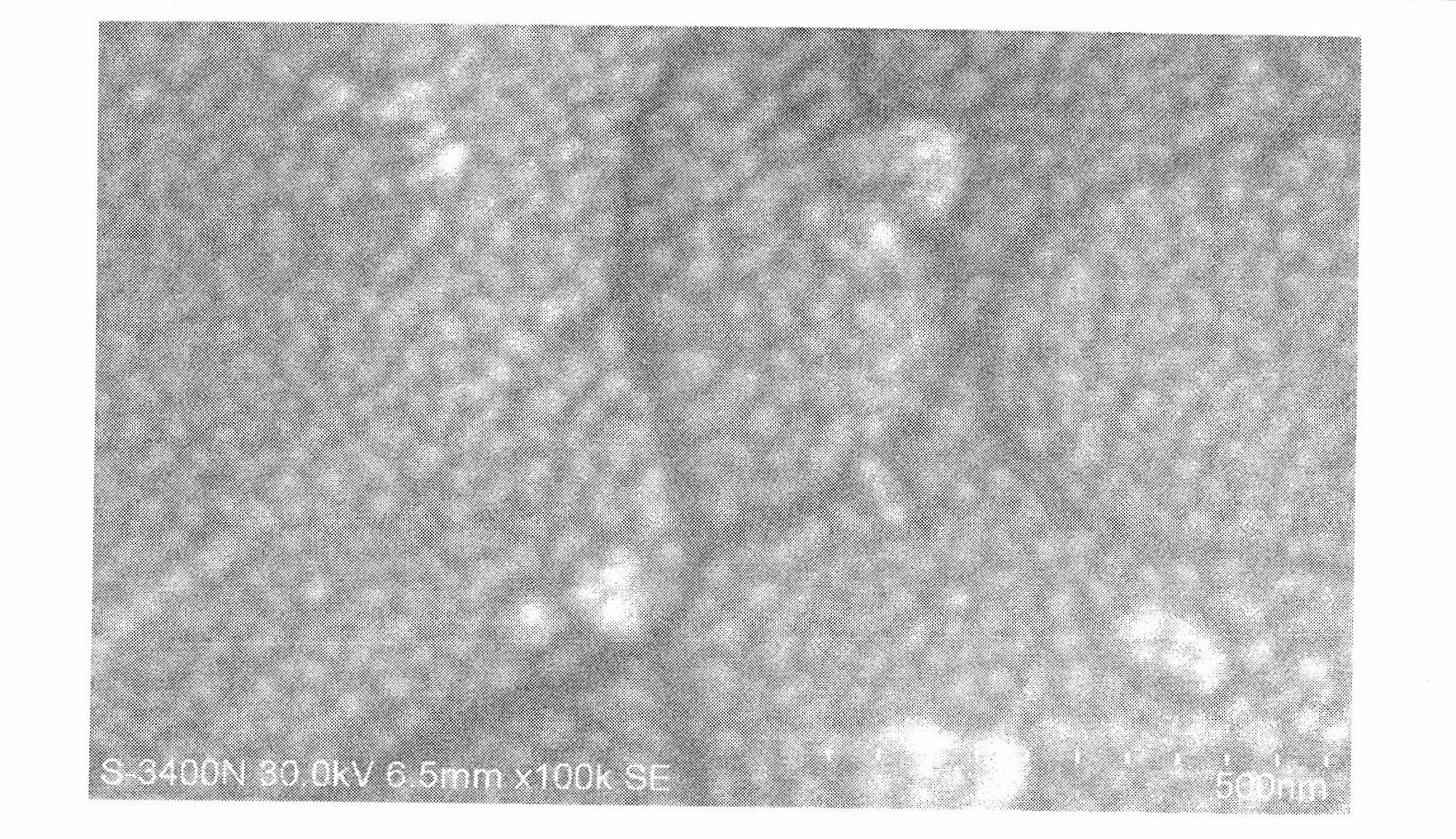 Method for preparing presoma of active electrode material of nano-lithium ion battery and application thereof