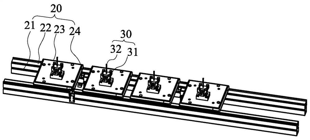 Clamping rib forming mechanism of motor output shaft