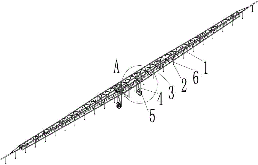 Spray irrigation device