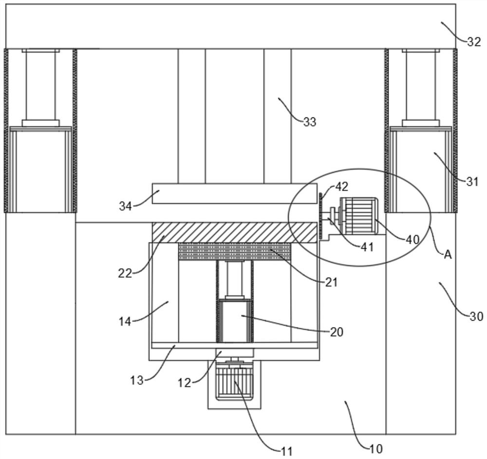 Stamping device for automobile exhaust pipe