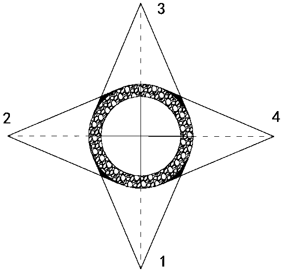 High tower tube bending degree detection method based on three-dimensional laser scanning