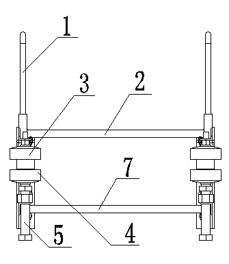 Extravehicular overhauling protection method and device for wind generating set