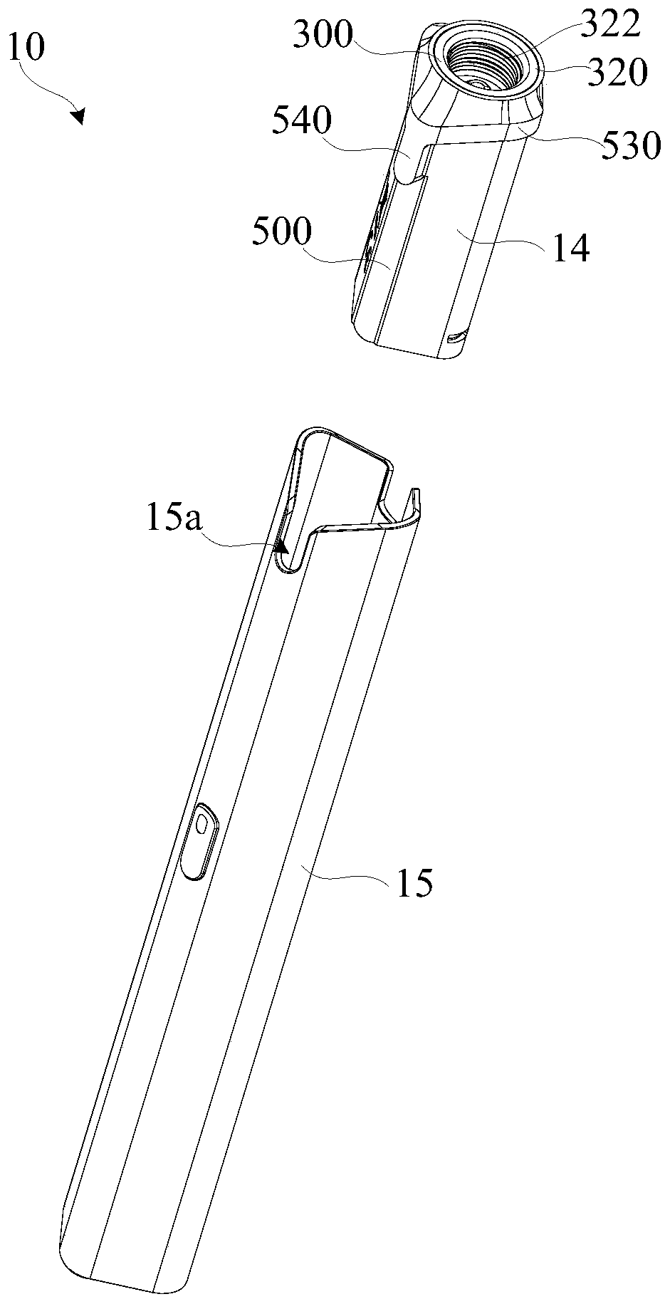 Main machine, adapter thereof and electronic cigarette