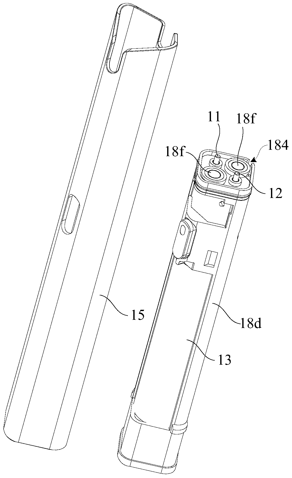 Main machine, adapter thereof and electronic cigarette