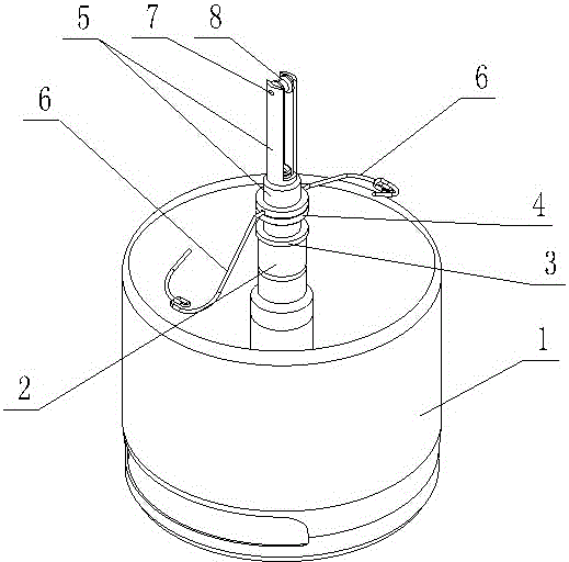 Elastic yarn backing-off flyer device for two-for-one twister