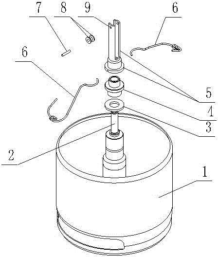 Elastic yarn backing-off flyer device for two-for-one twister