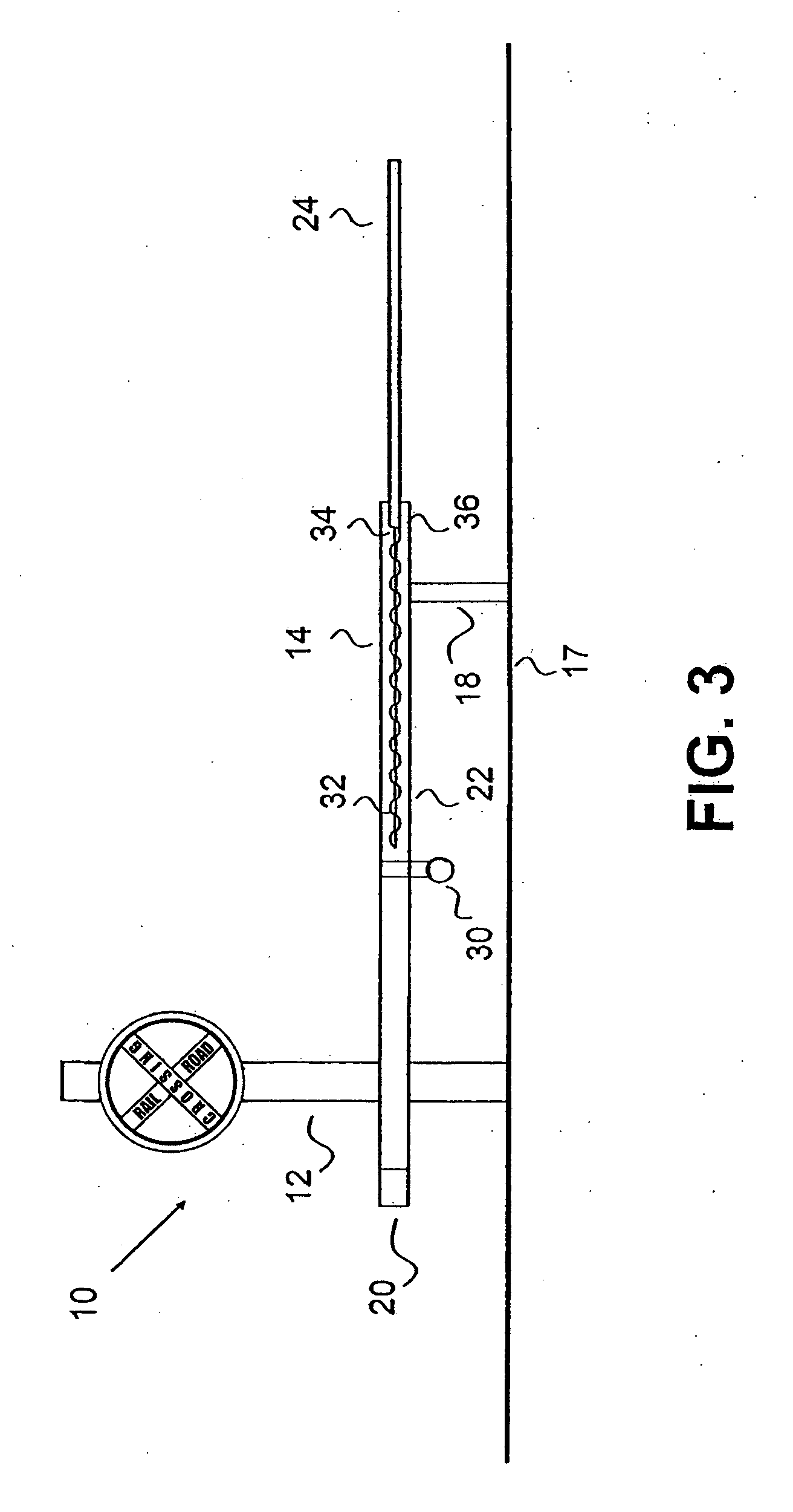 Railroad grade crossing assembly