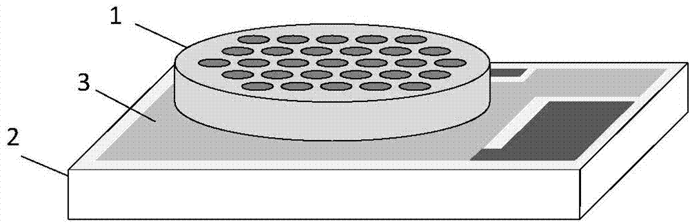 High-sensitivity gas sensor based on microchannel plate three-dimensional structure and production method of high-density gas sensor