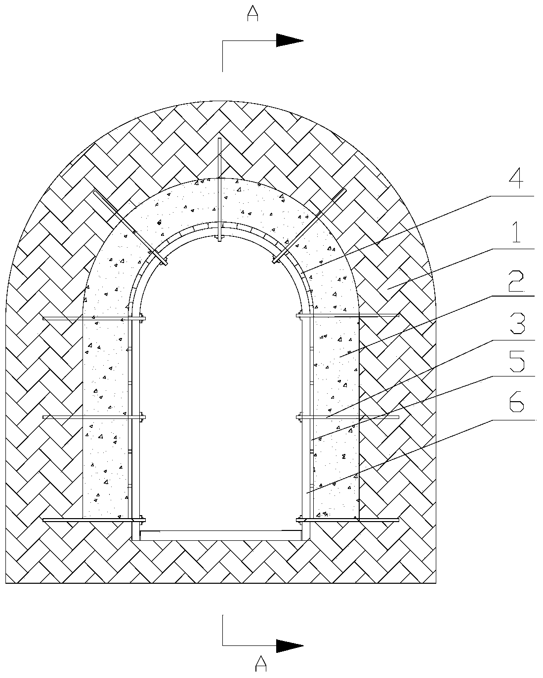 Formwork Supporting Device for Concrete Support Construction of Well Roadway Engineering