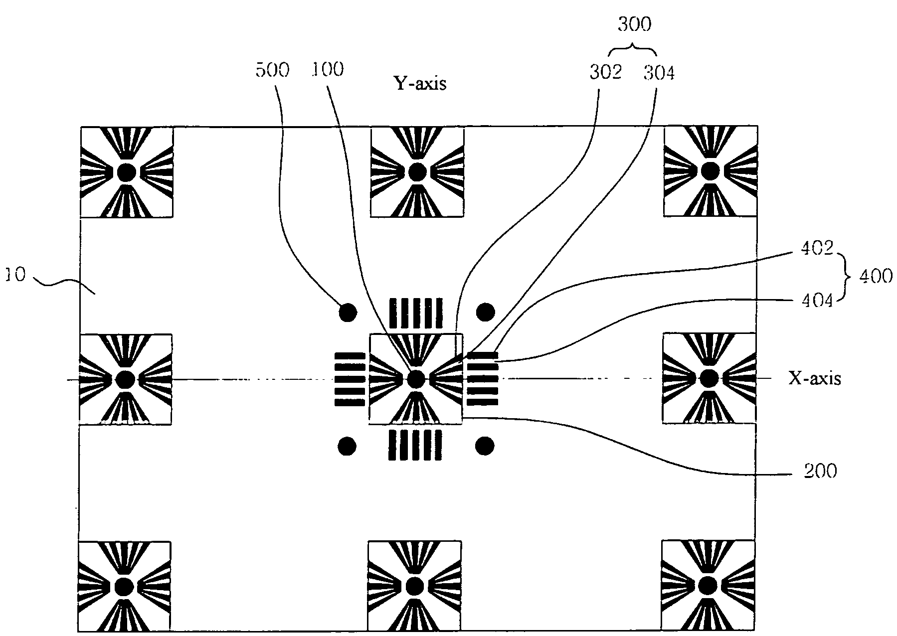 Image evaluation chart and performance test method using the same