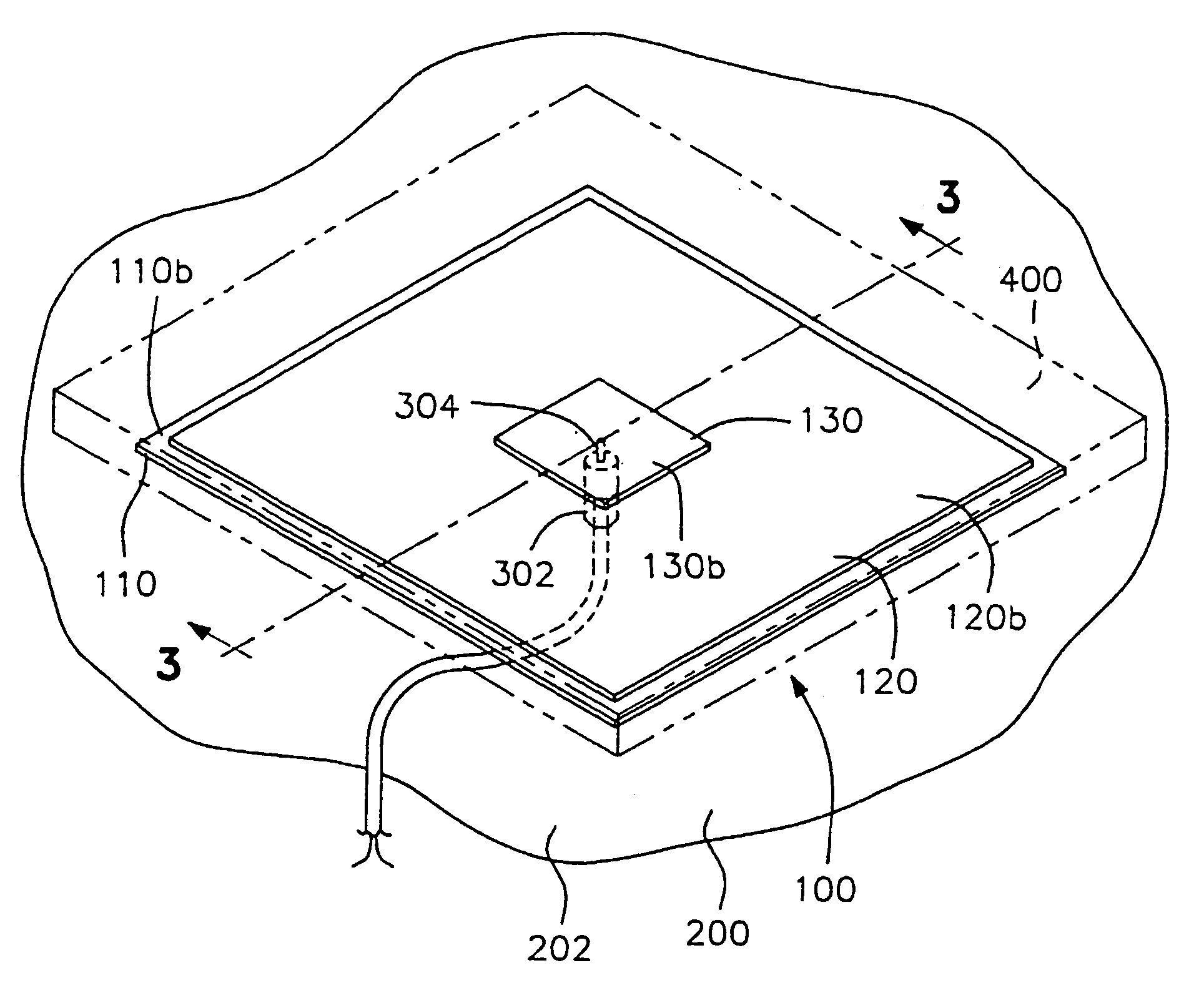 Coating applied antenna and method of making same