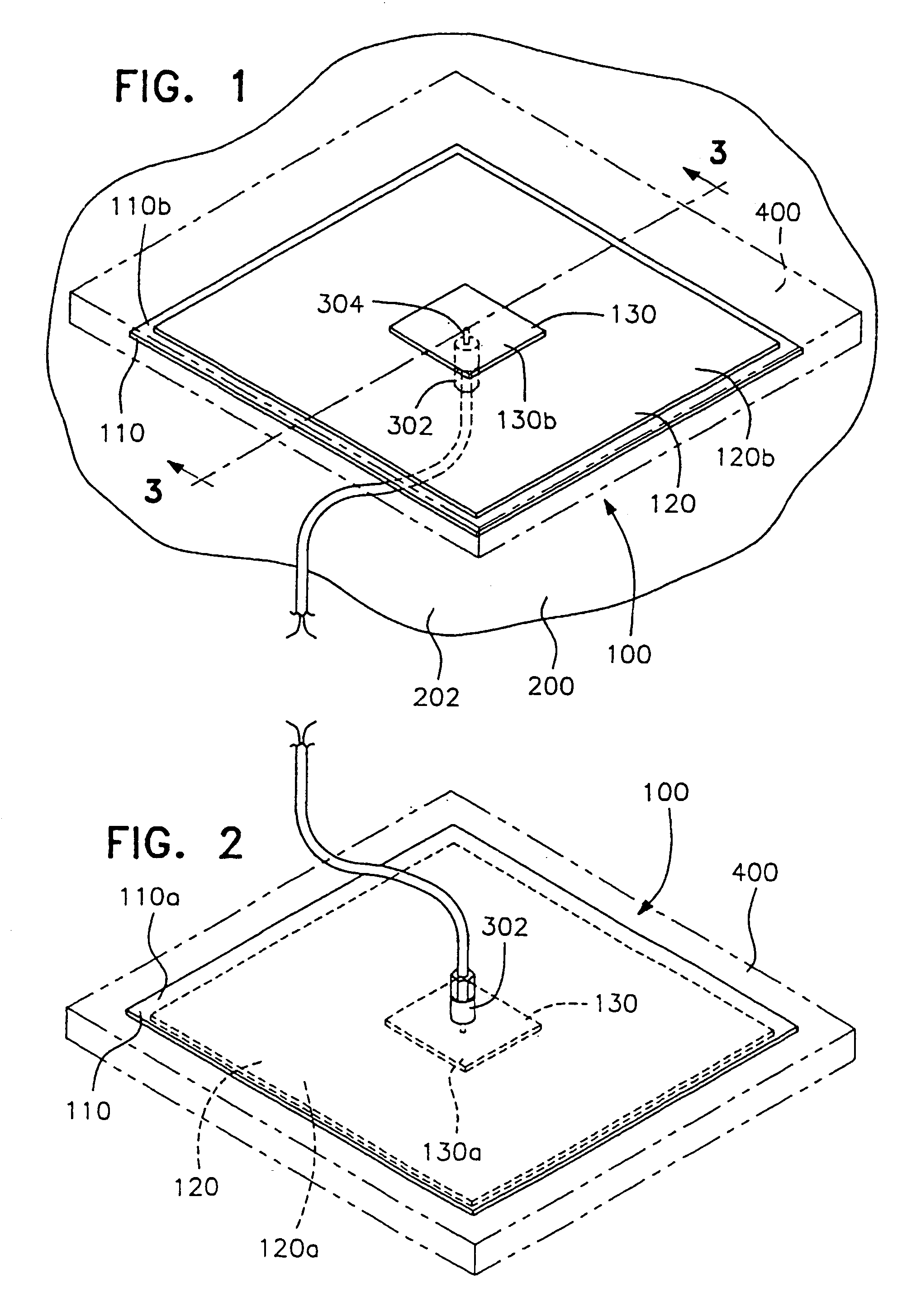 Coating applied antenna and method of making same