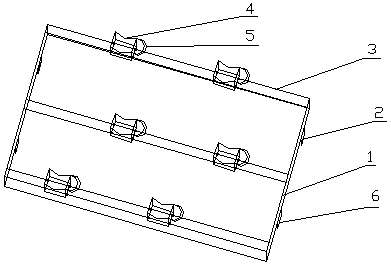 Part storage rack with shock absorption function for vehicle