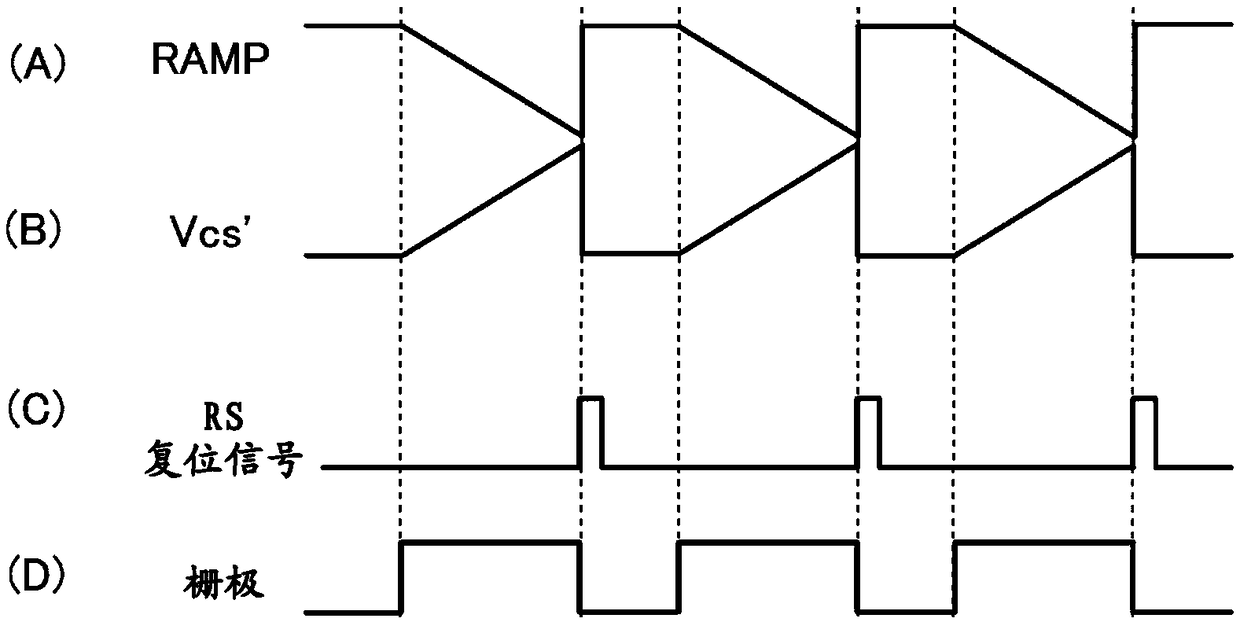 Semiconductor device for power supply control and power supply device, and discharging method for X capacitor