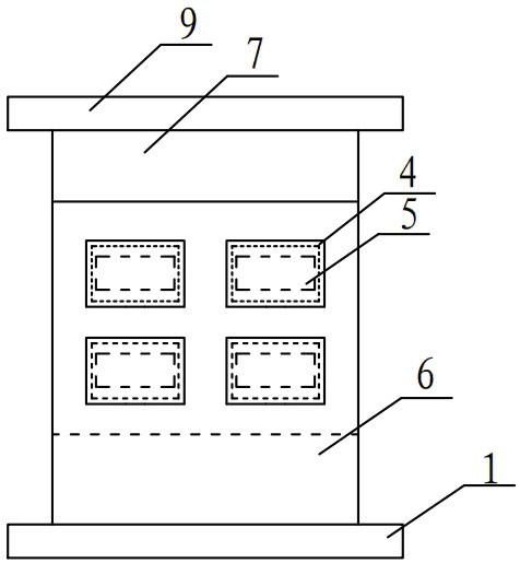 Self-resetting shearing type lead damper and working method thereof